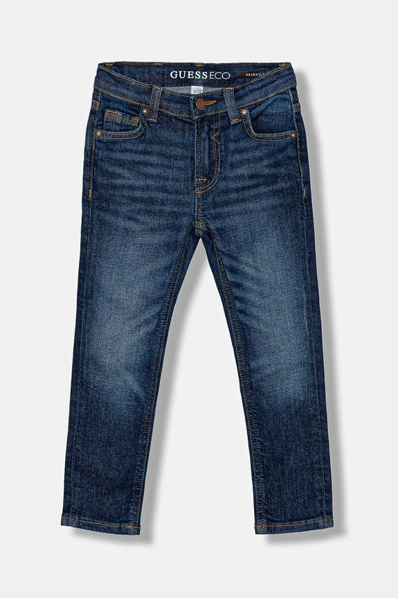 Guess jeansy dziecięce Planet friendly niebieski N2RA08.D4GV0.9BYA