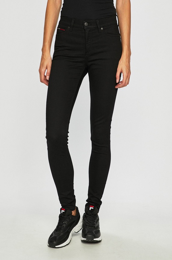 Tommy Jeans - Jeansi negru DW0DW04415
