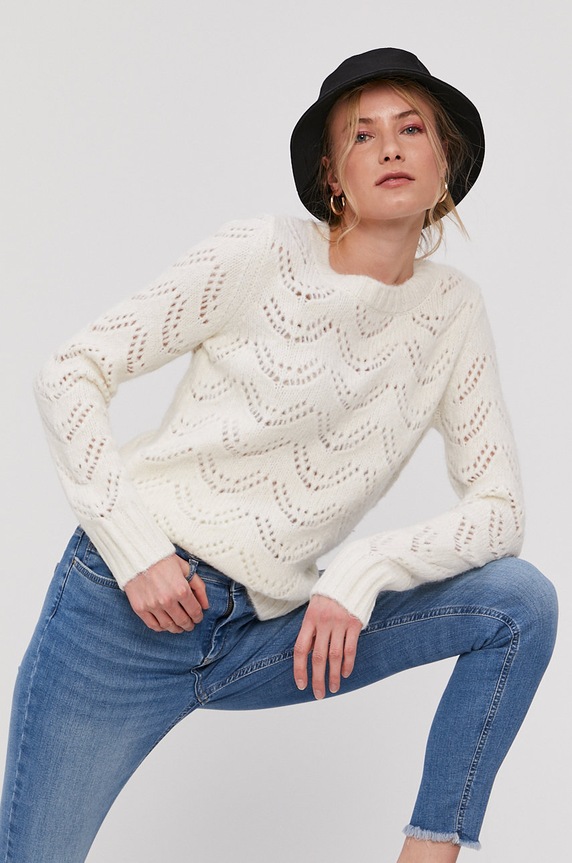 Pieces Jeansy 17100808 niebieski AA00