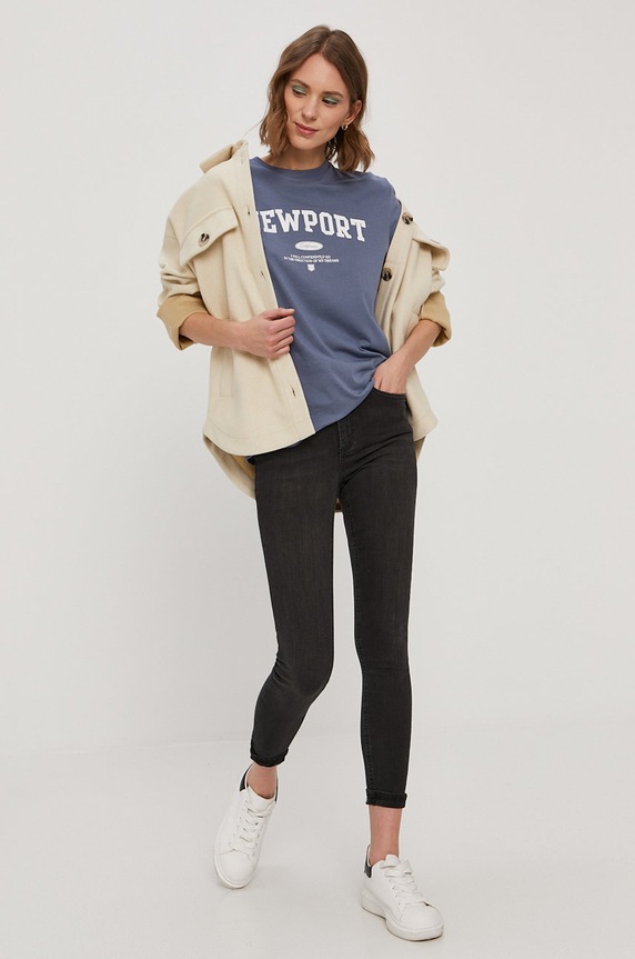 Pieces Jeansy 17103238 czarny AA00