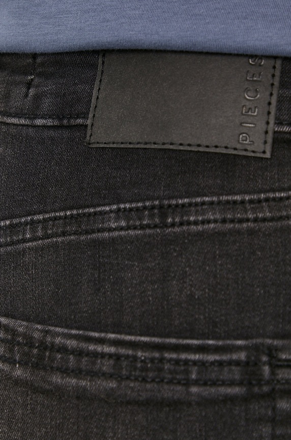 Pieces Jeansy czarny 17103238