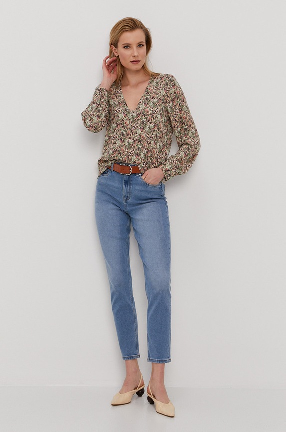 Vero Moda Jeansy 10226479 niebieski AA00