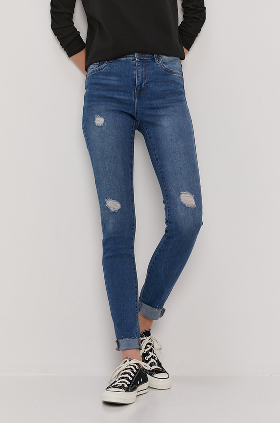 Vero Moda Jeansy Planet friendly niebieski 10228784