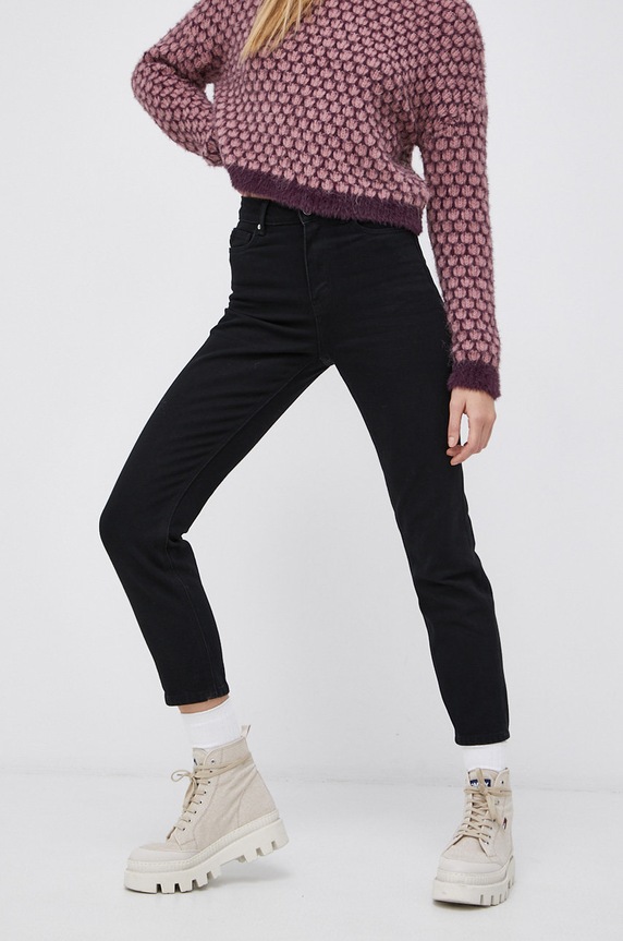 Vero Moda Jeansy Planet friendly czarny 10253552