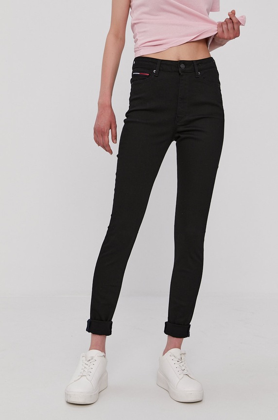 Tommy Jeans Jeansy DW0DW09218.NOS czarny DW0DW09218.NOS