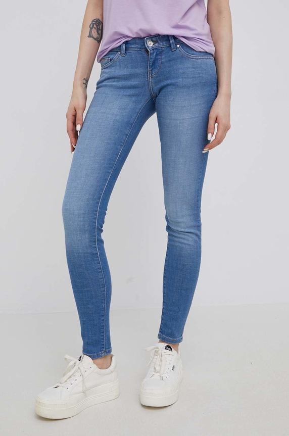 Only jeansy Coral Planet friendly niebieski 15246845.LightMediu