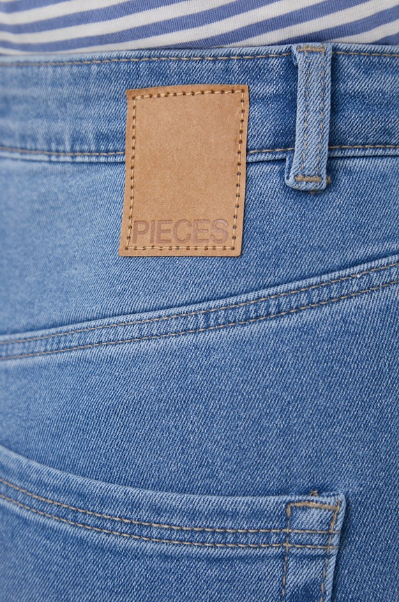 Pieces jeansy niebieski 17120449.LightBlueD