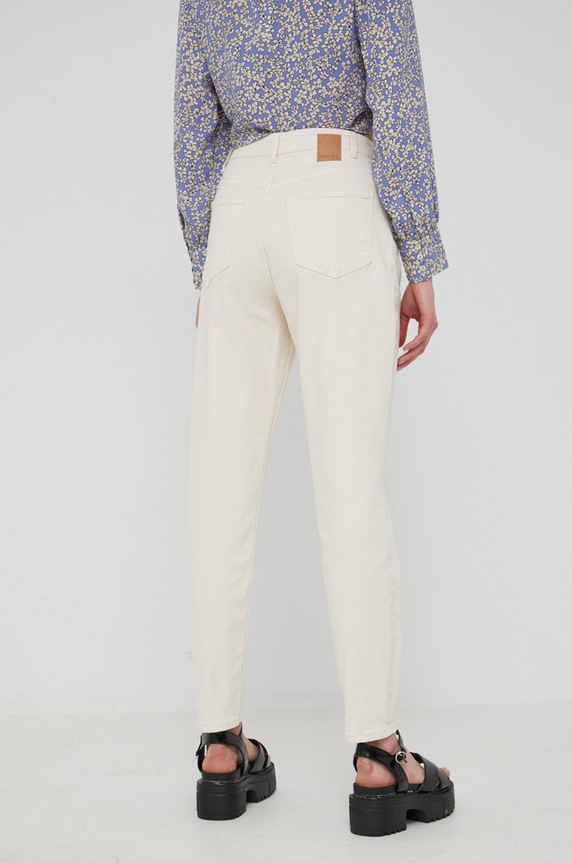 Odzież Pieces jeansy 17121256.WhitecapGr beżowy