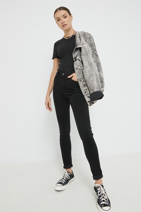 Noisy May jeansy 27022572.BlackDenim czarny AA00