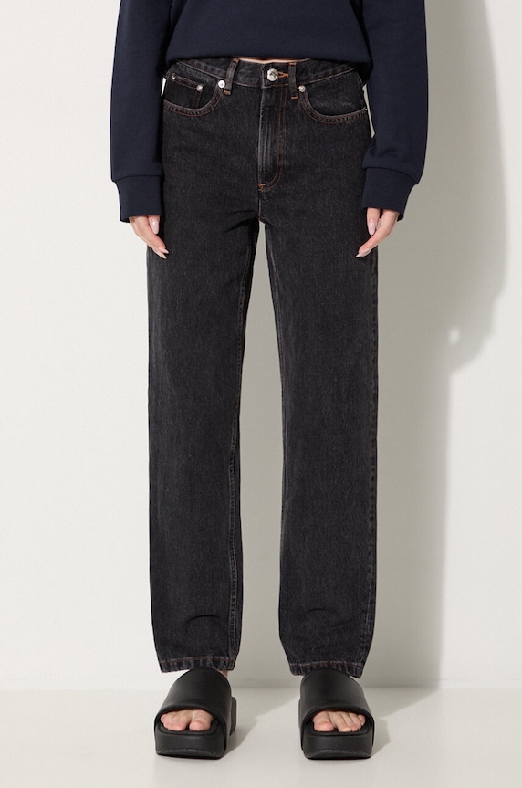 A.P.C. jeansy czarny COFBV.F09122