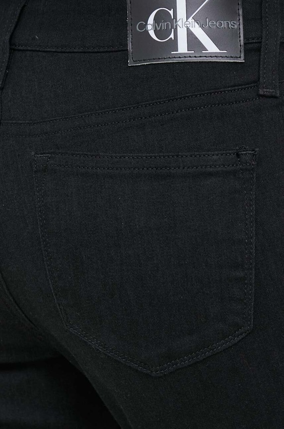Τζιν παντελόνι Calvin Klein Jeans μαύρο J20J221582