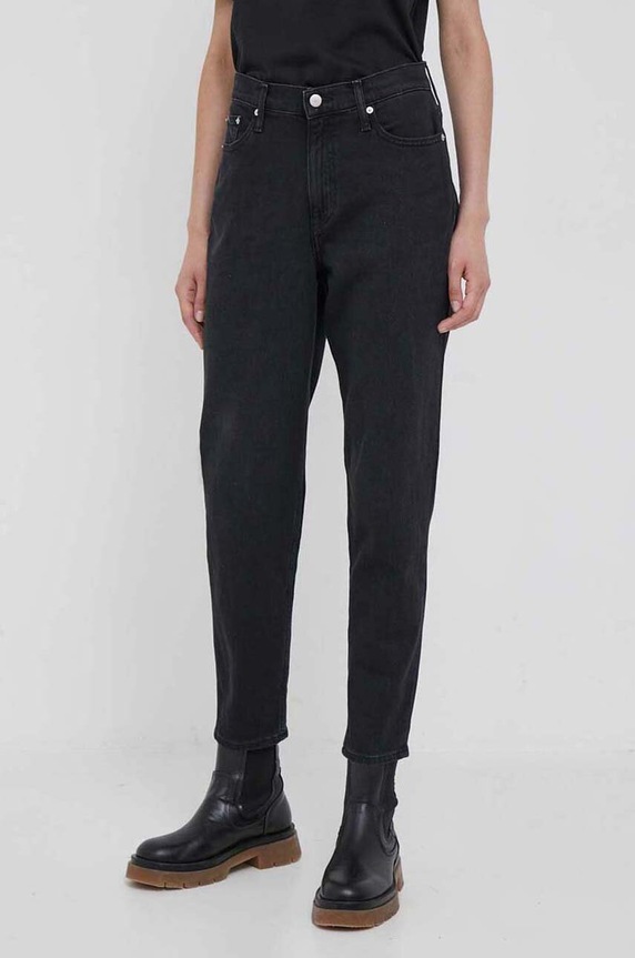 Traperice Calvin Klein Jeans visoki crna J20J221659