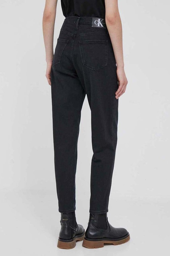 Ρούχα Τζιν παντελόνι Calvin Klein Jeans J20J221659 μαύρο