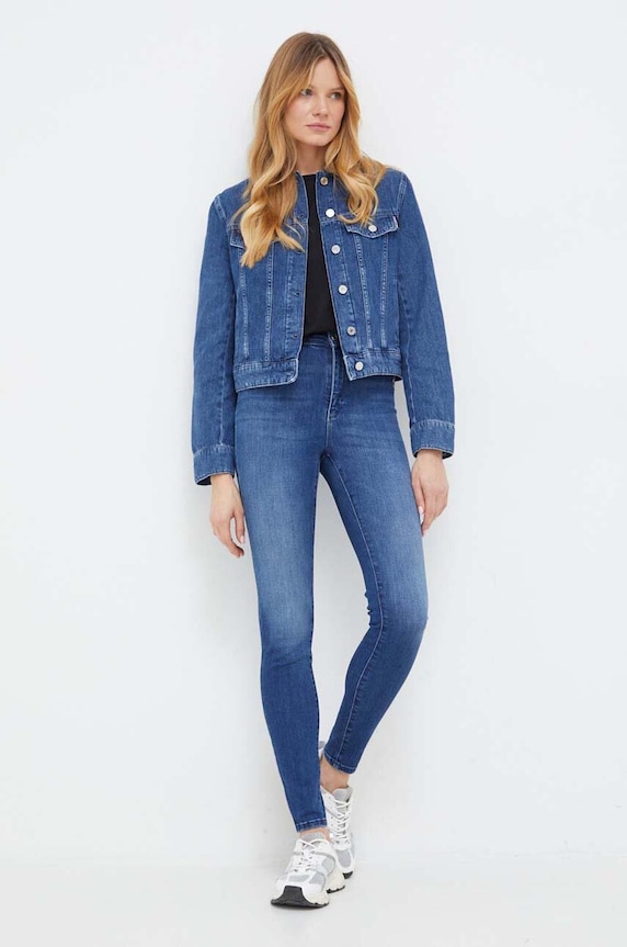 Karl Lagerfeld jeansy 240W1100 niebieski AA00