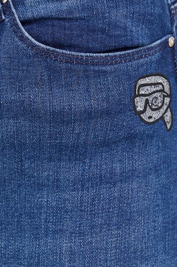 Karl Lagerfeld jeansy 240W1100 niebieski