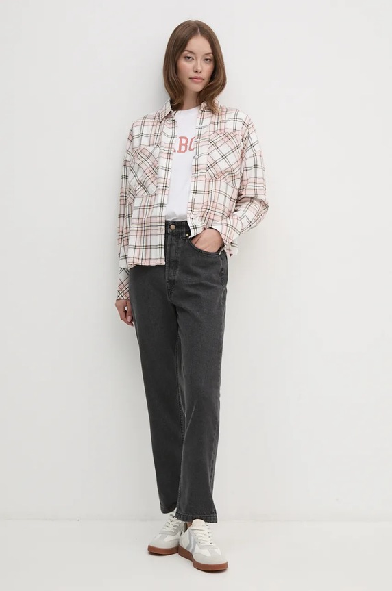 Džíny Barbour LTR0307 černá AA00