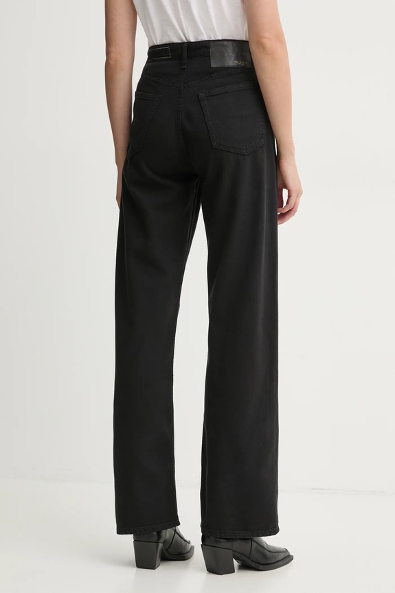Rag & Bone jeansy WDD22H2935STBL czarny AA00