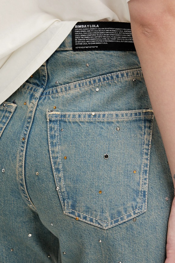 Bimba Y Lola jeansy niebieski 242BR6190.14404