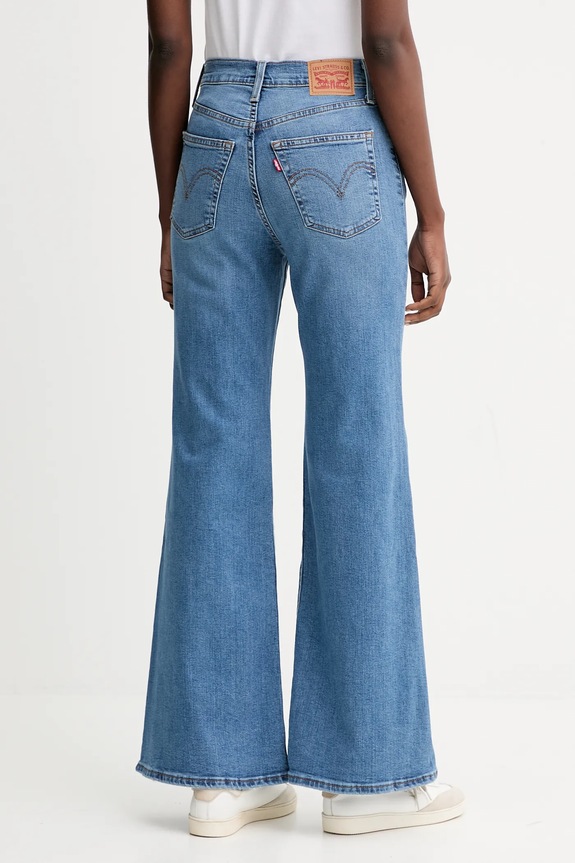 Îmbrăcăminte Levi's jeans RIBCAGE BELLS A7503.0014 albastru