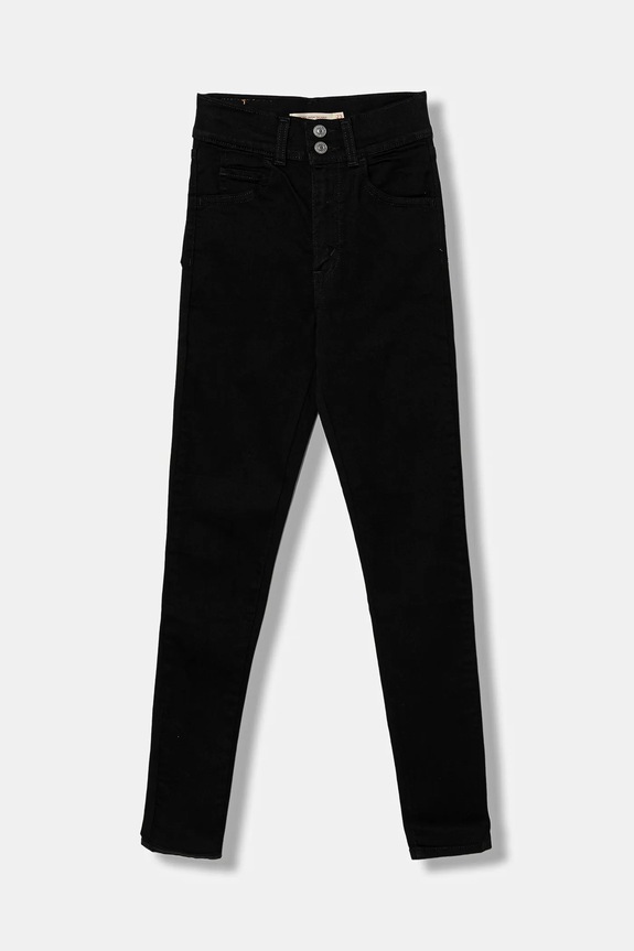 Rifle Levi's RETRO HIGH SKINNY DB čierna A6593
