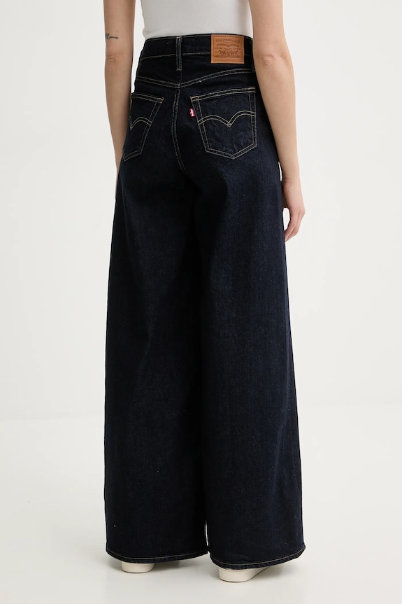 Oblečenie Rifle Levi's 728 HR WIDE LEG 0039B.0001 tmavomodrá