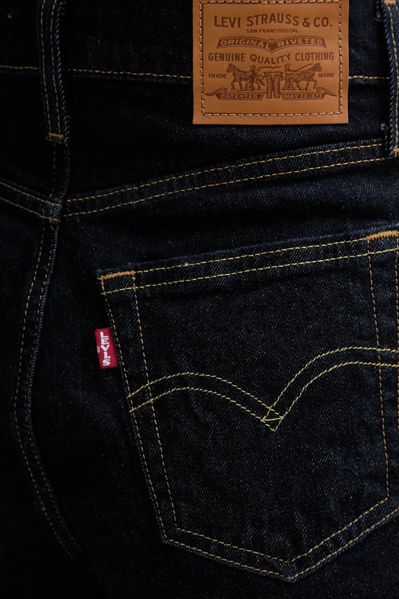 Rifle Levi's 728 HR WIDE LEG tmavomodrá 0039B.0001
