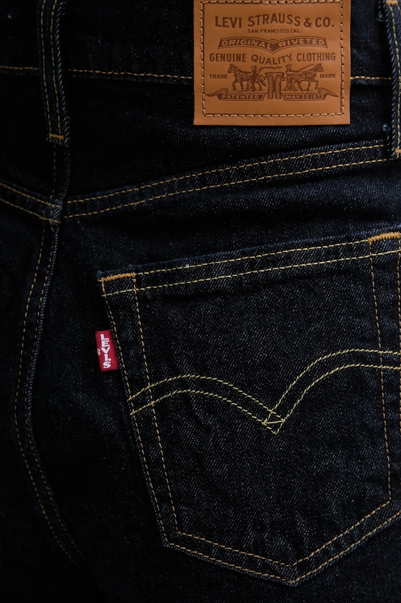 Rifle Levi's 728 HR WIDE LEG tmavomodrá 0039B.0001