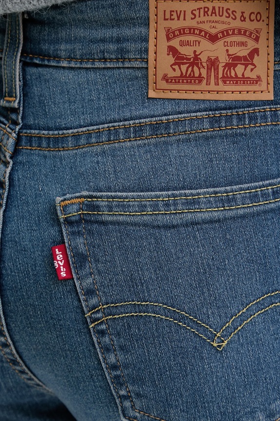 Levi's jeansy 725 HIGH RISE BOOTCUT niebieski 18759.0235