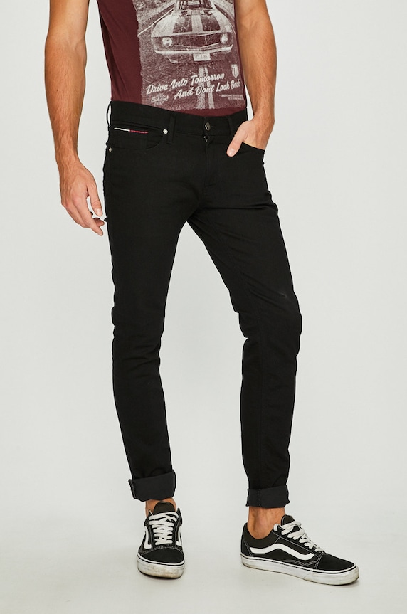 Tommy Jeans - Jeansy Scantion DM0DM04372 czarny DM0DM04372