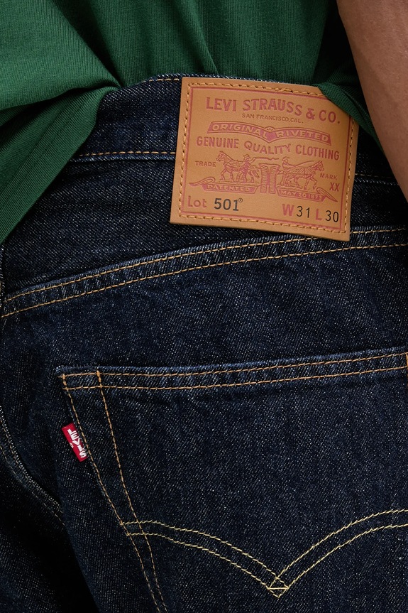 Levi's jeansy 501® LEVIS®ORIGINAL FIT granatowy 00501.0101.