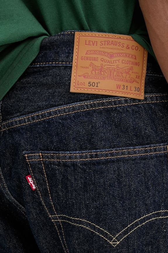 Levi's jeansy 501® LEVIS®ORIGINAL FIT granatowy 00501.0101.