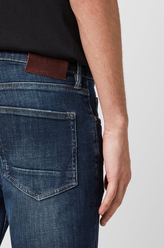 AllSaints – Jeansy CIGARETTE ME022P granatowy