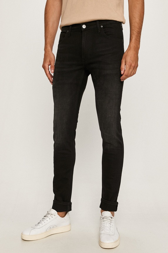 Lee - Jeansy Luke czarny L719IZHL