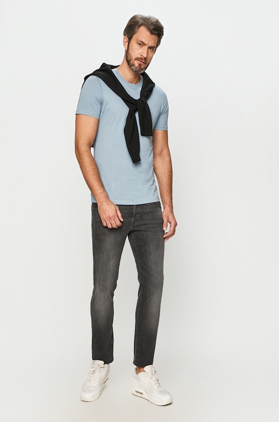 Jack & Jones - Rifle Glenn 12175890 sivá AA00