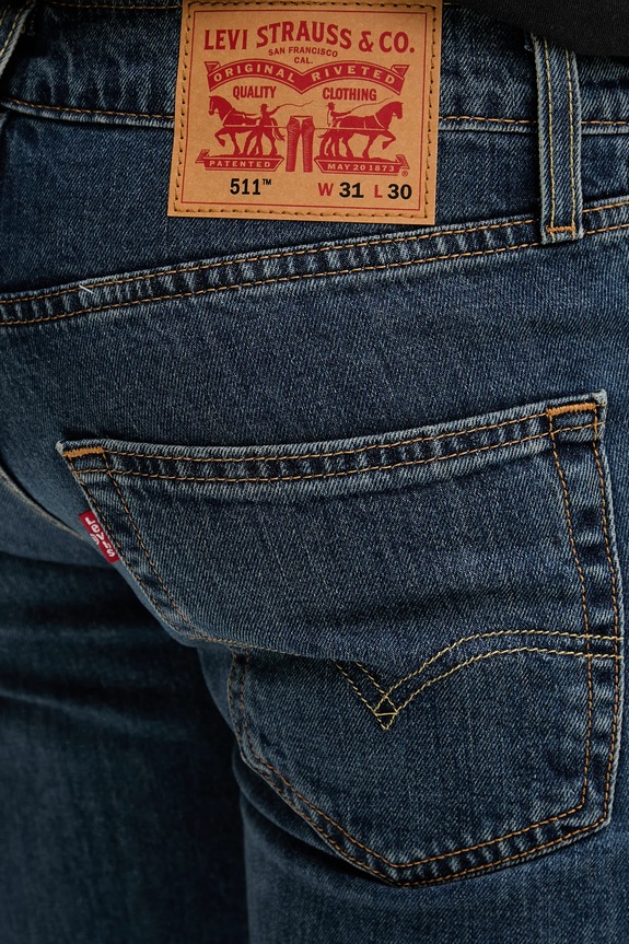 Levi's jeansy 511™ SLIM niebieski 04511.1163