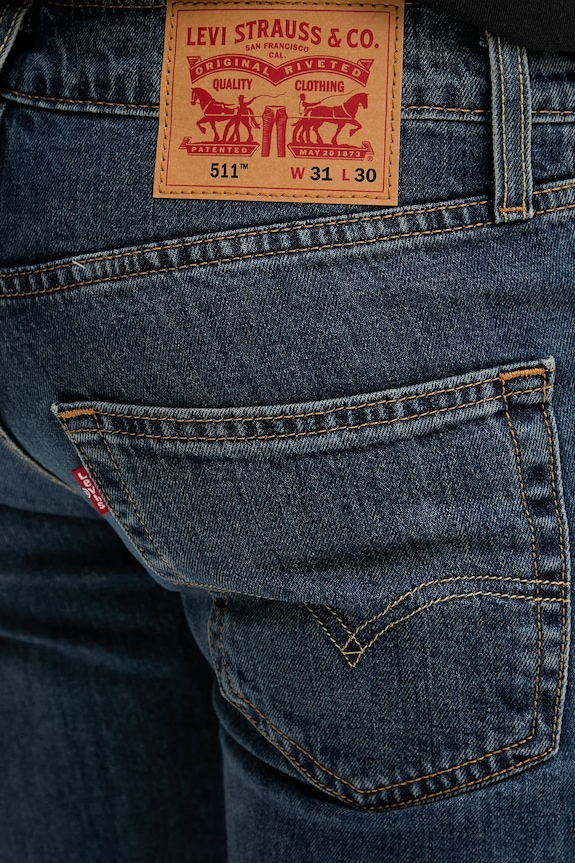 Levi's jeansy 511™ SLIM niebieski 04511.1163