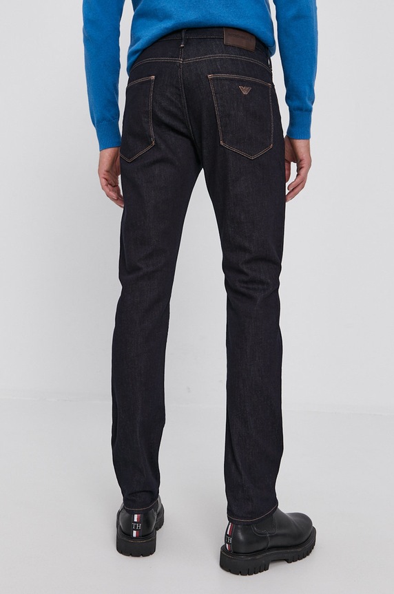 Odzież Emporio Armani jeansy 8N1J06.1G0LZ granatowy