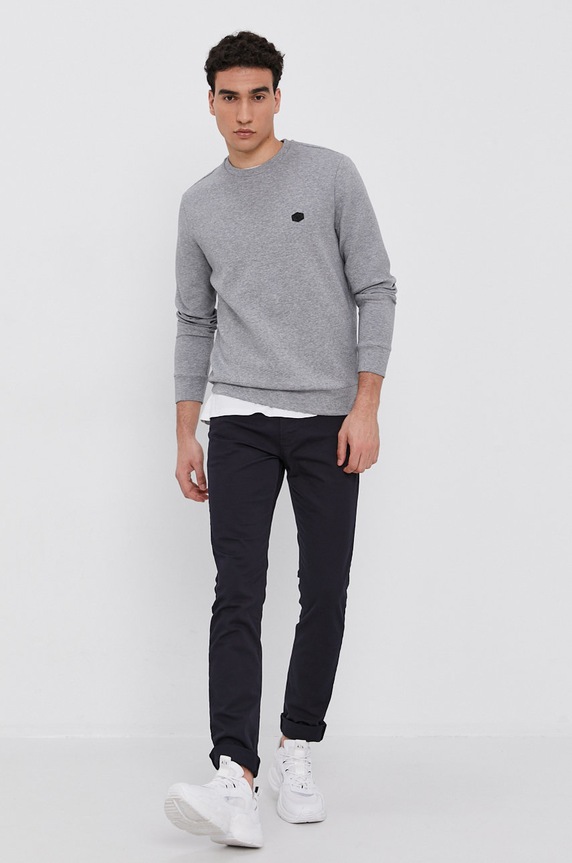 Nohavice Emporio Armani 8N1J06.1GN0Z tmavomodrá AA00