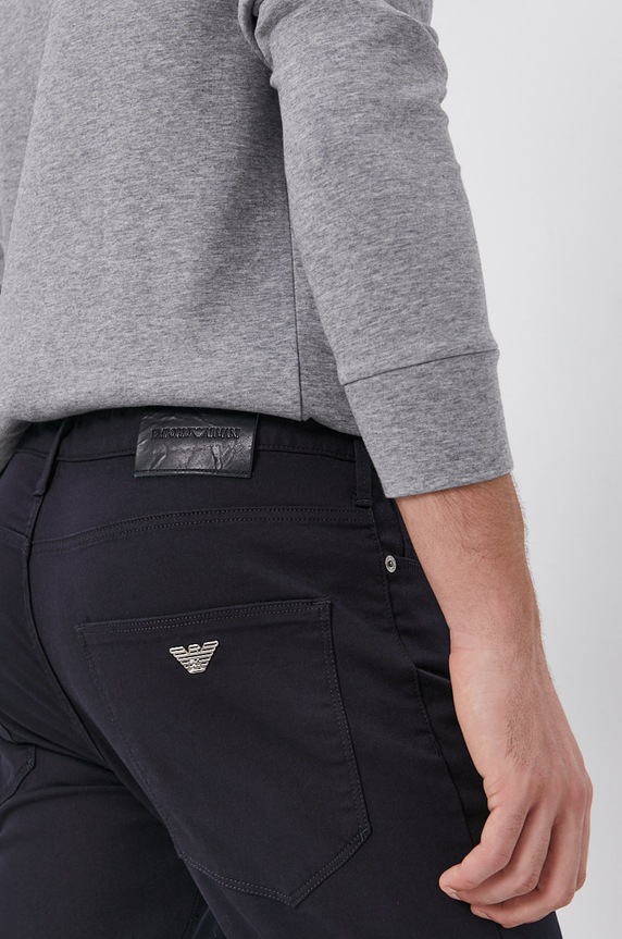 Nohavice Emporio Armani tmavomodrá 8N1J06.1GN0Z