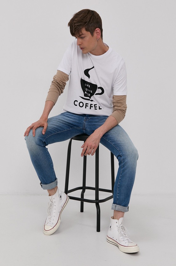 Jack & Jones Jeansy 12148275 niebieski AA00