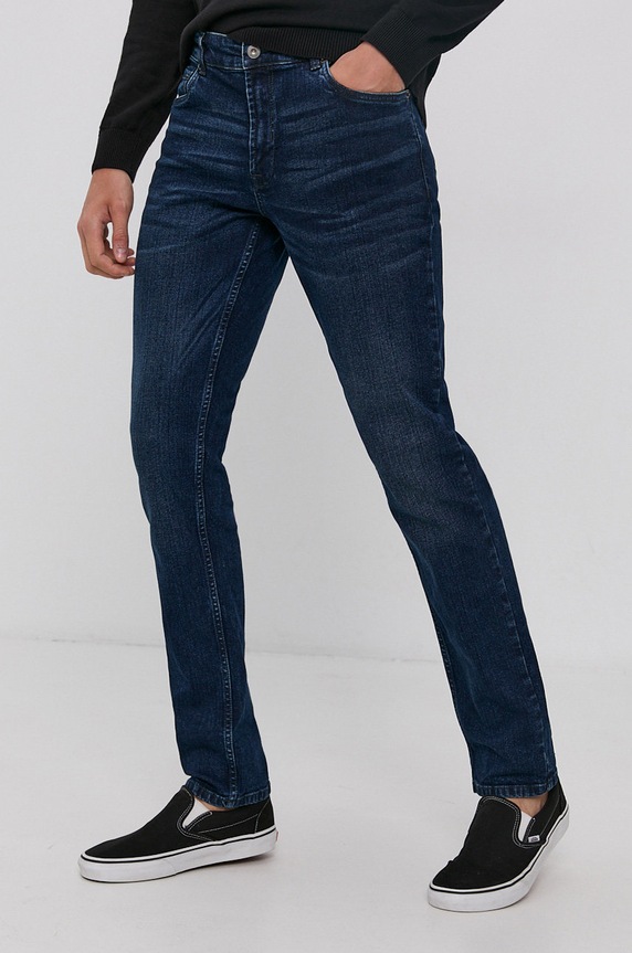 Solid Jeansy niebieski 21104848.700031
