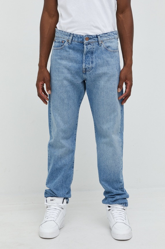 Jack & Jones jeansy JJICHRIS niebieski 12217109.BlueDenim