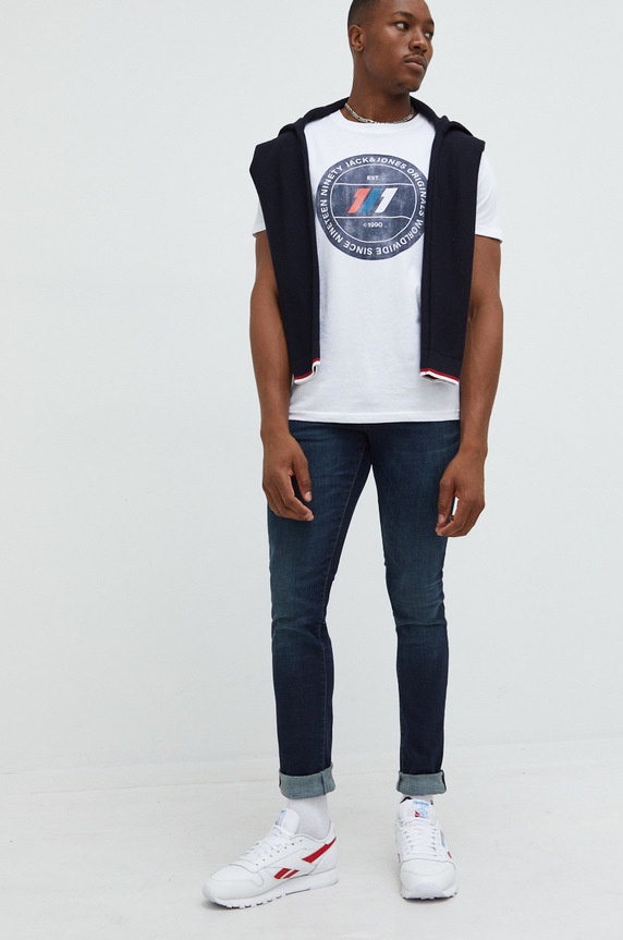 Džíny Jack & Jones Jjiglenn 12217125.BlueDenim námořnická modř AA00