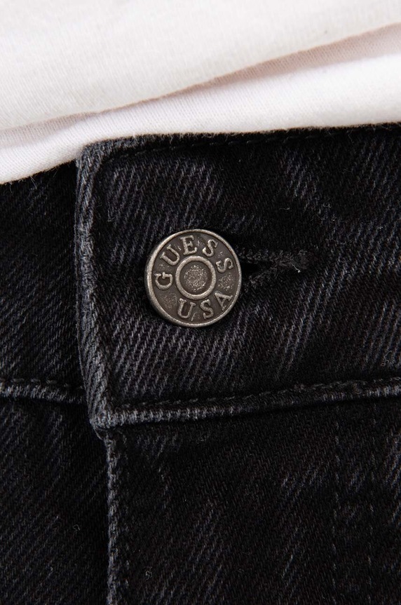 Bavlněné džíny Guess Originals M2BG37.D4SL0 černá