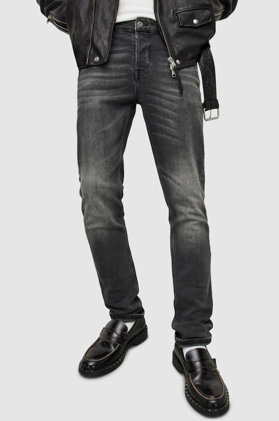 Τζιν παντελόνι AllSaints μαύρο ME063W