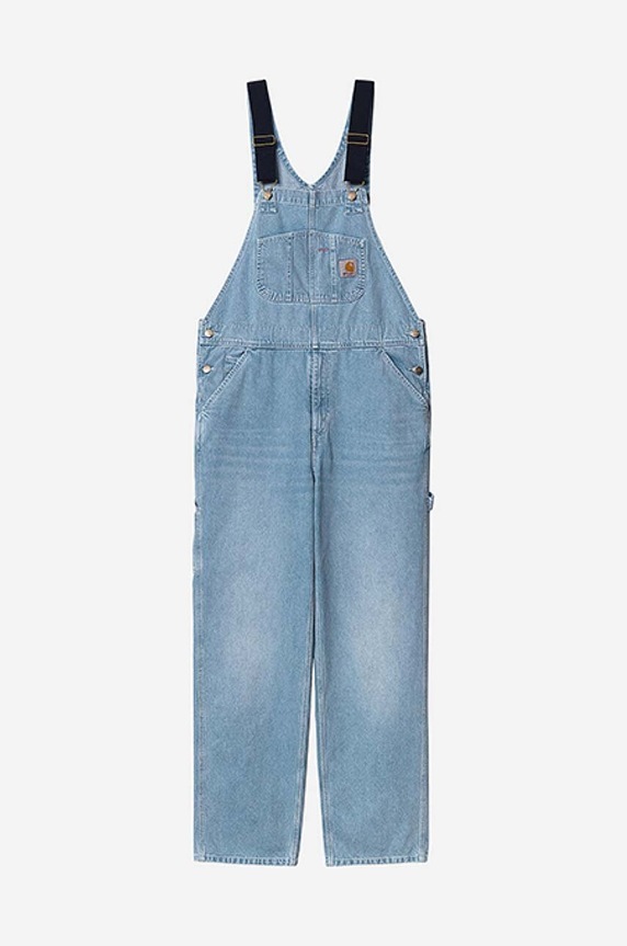 Clothing Carhartt WIP denim overalls I022946.01ZO blue
