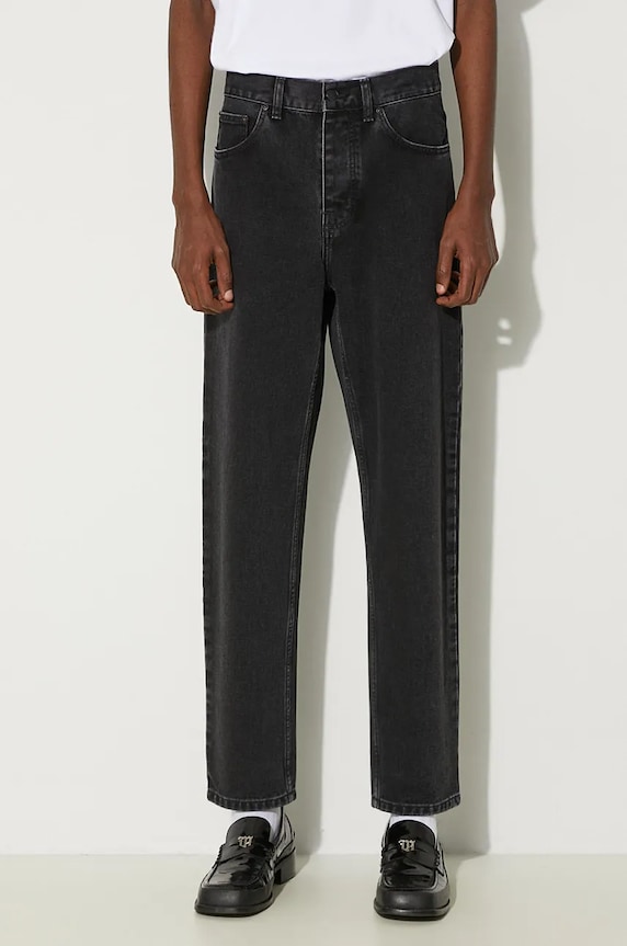 Carhartt WIP jeansy czarny I029208.BLACK.STON