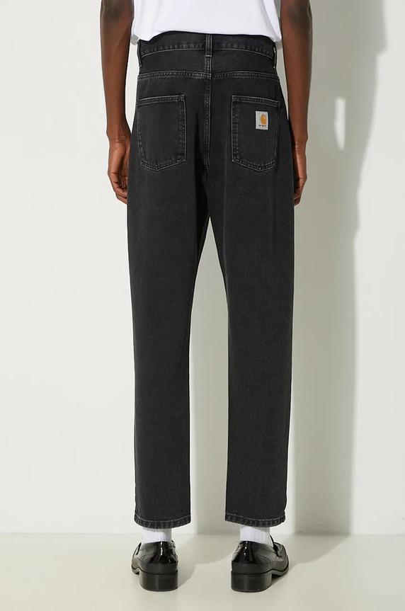Carhartt WIP jeansy I029208.BLACK.STON czarny AW24