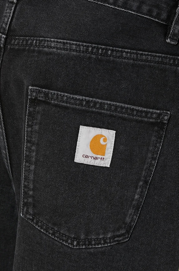 Odzież Carhartt WIP jeansy I029208.BLACK.STON czarny