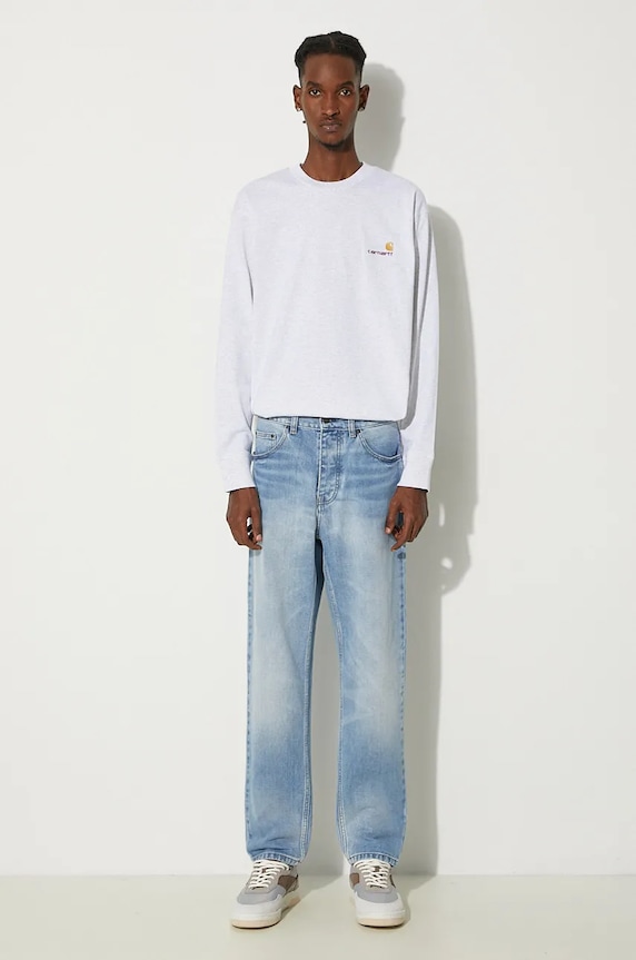 Carhartt WIP jeansy Newel Pant I029208.01WI niebieski